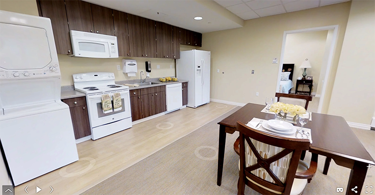 Rehab center kitchen